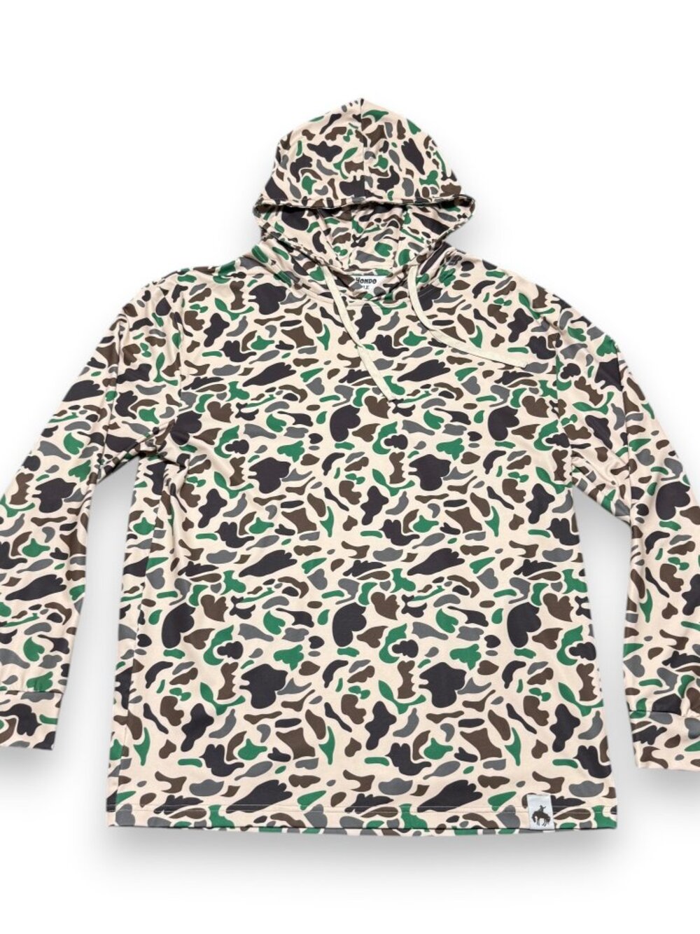 Hondo Men's Camo Light Hoodie Size Large